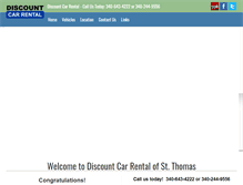 Tablet Screenshot of discountcar.vi